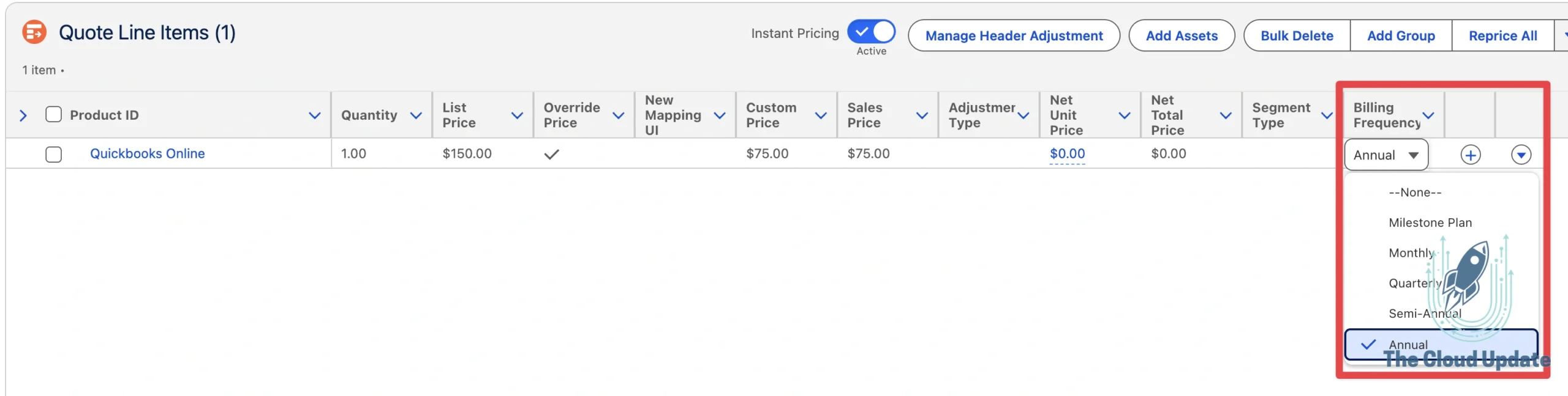 Flexible Billing Frequency Options