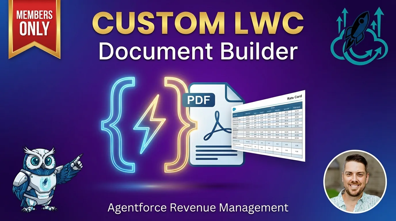 How to Build Custom LWC Sections for Document Builder in Revenue Cloud